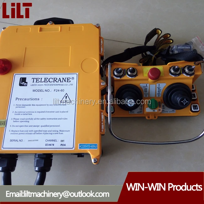 F24 Radio Titanic Bridge Crane Controller Industrial Remote Control F24-60