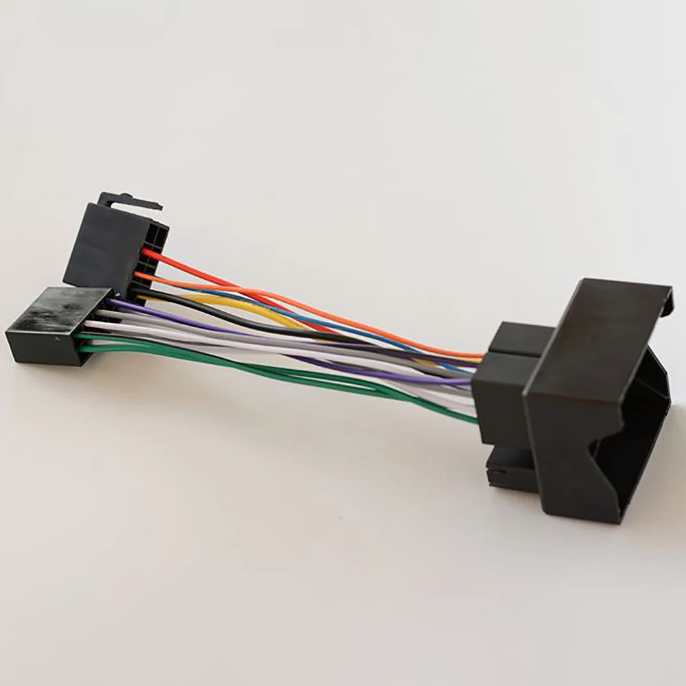 A02Q-Car Radio ISO Adapter Switch Cable for Opel Astra H Corsa C Antara Combo Meriva Zafira for Vauxhall Agila Movano