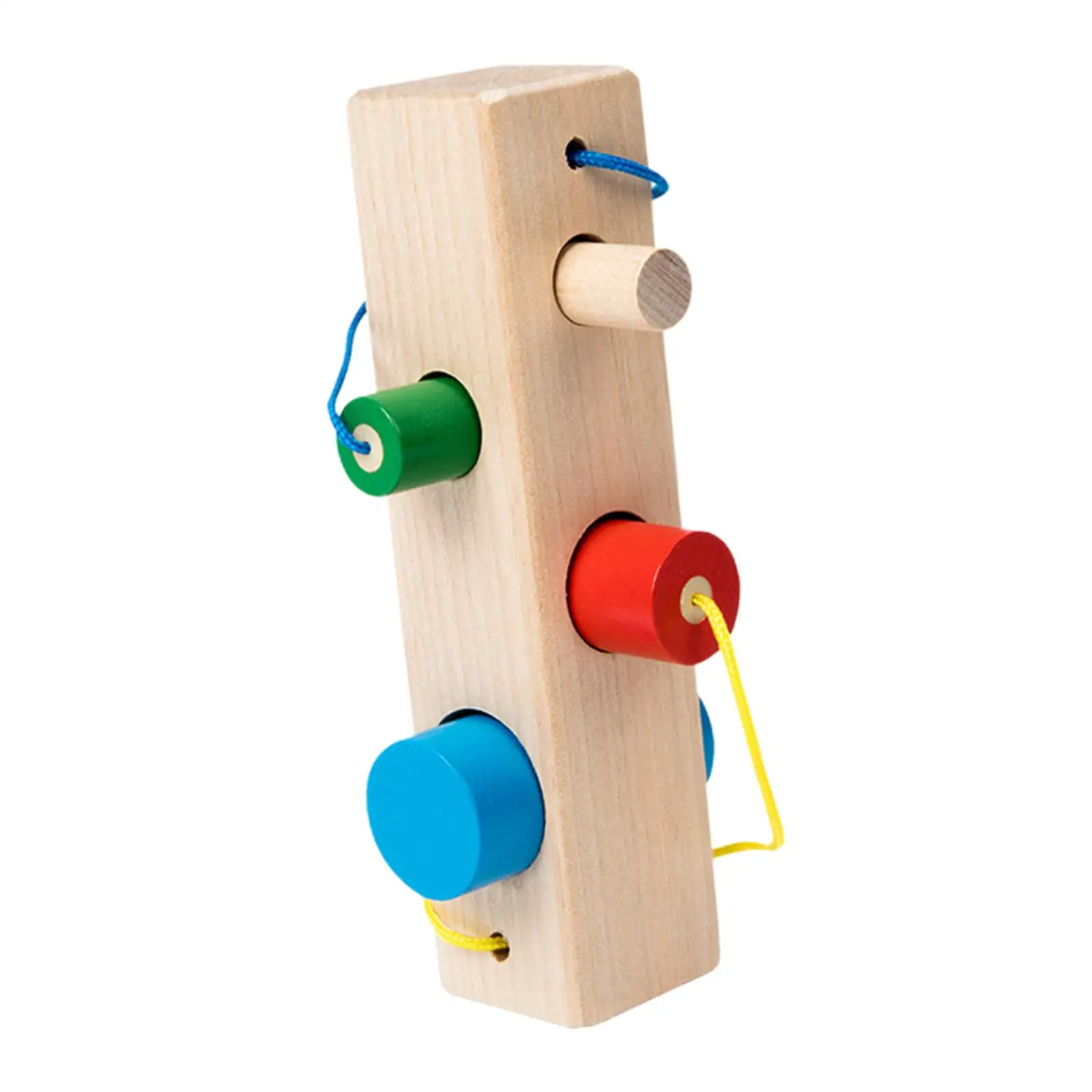 Brinquedo de Emparelhamento Cilíndrico, Montessori Shape Blocks, Coordenação Olho Mão, Atividade e Coordenação, Aniversário e Criatividade