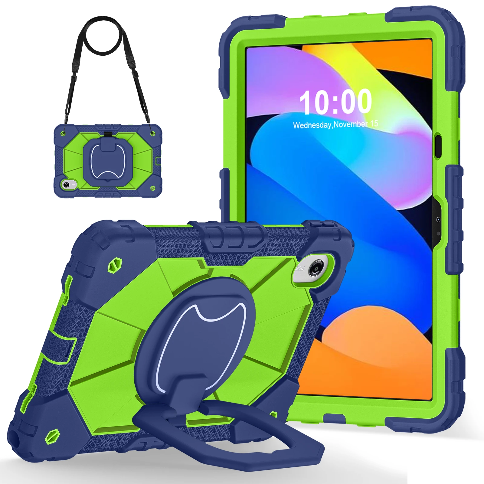 Heavy Duty Case for Lenovo Xiaoxin Pad 11 2025 Full Protection Rotating Stand Tab M11 2024 Tablet Cover Horizontally Vertically