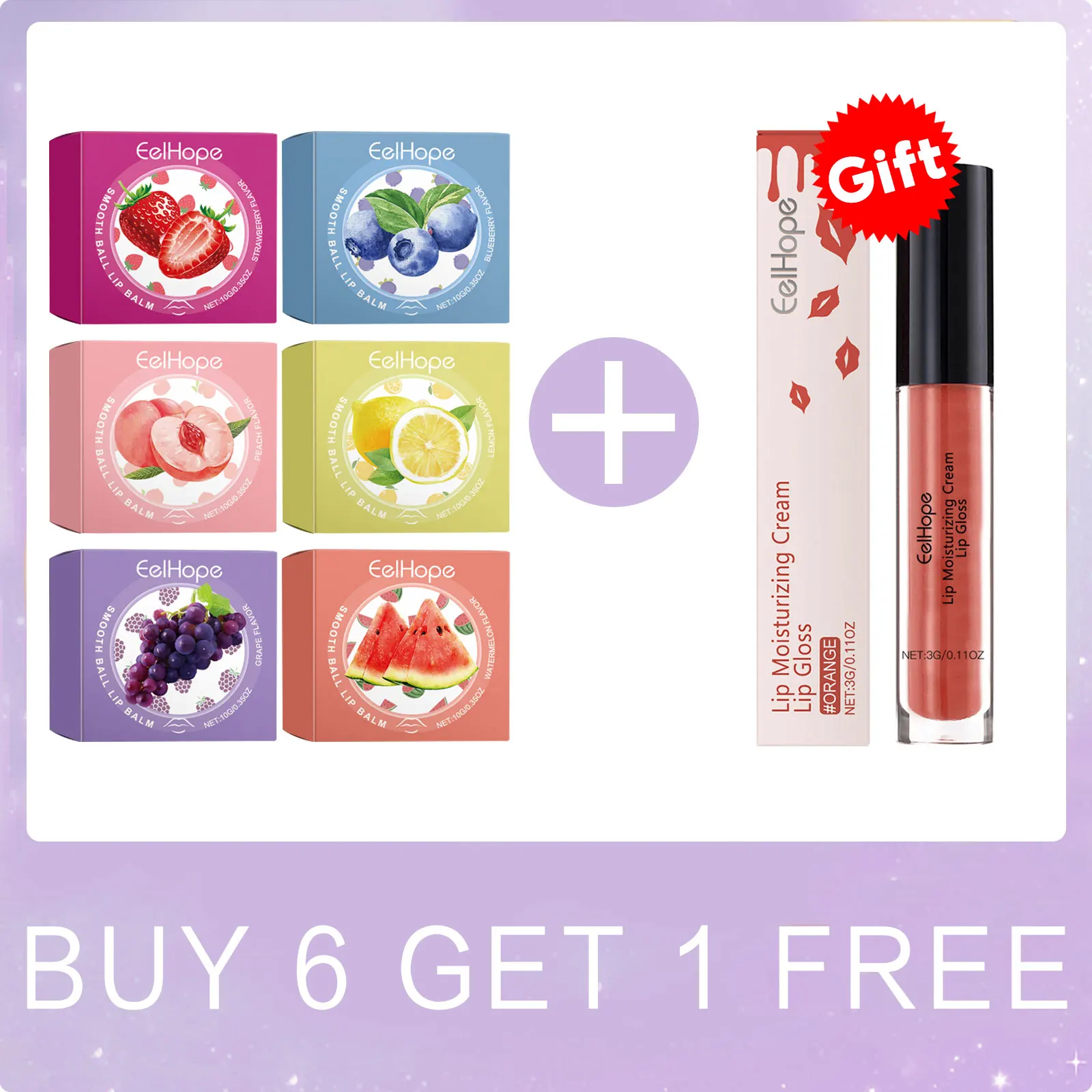 Fruit Moisturizing Lip Balm Jelly Hydrating Overnight Soften Dry Chapped Reduce Lip Lines Lips Care Butter Lipsticks Moisturizer