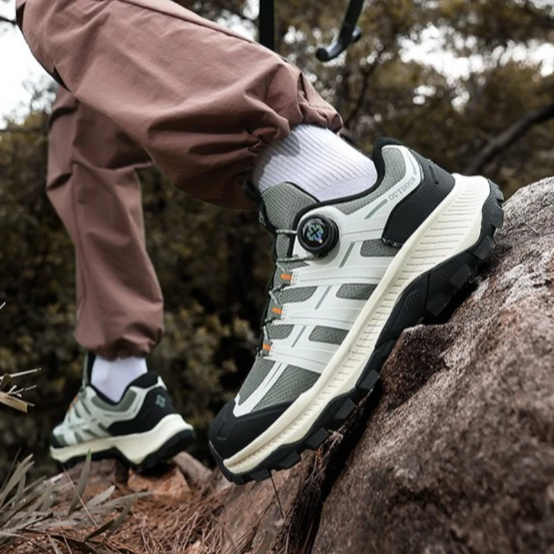 

Spring and Summer Thick-soled Low-top Lace-up Breathable Large-sized Men's Sports Professional Waterproof Hiking Shoes