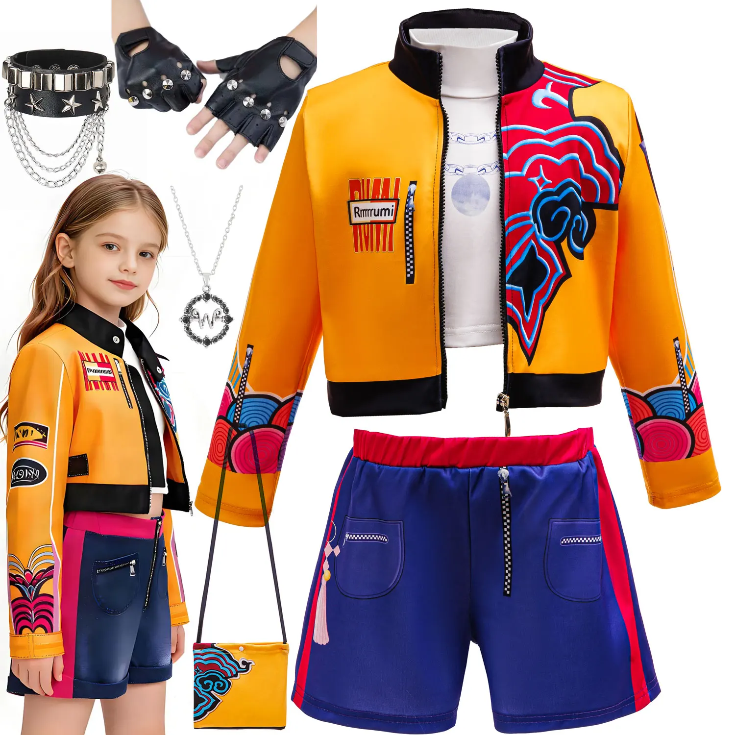 Halloween Carnival Girls Role Play Anime Dress up Popular Performance Dance Fashion Clothing For Girl Cosplay Accessories Suit