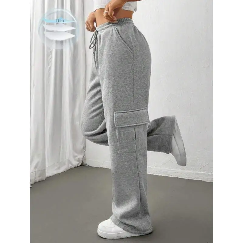 

aduation Ba-to-School Season J 23755 Side ket Dstring Waist Sports Pants Men's Retro Fit Ciwalk Nine-Piece Pants