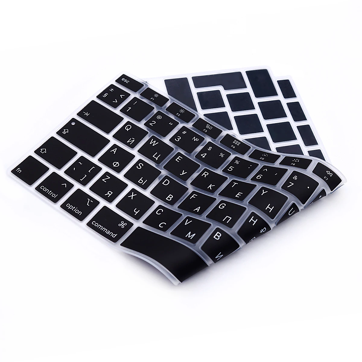 Cubierta de teclado a prueba de agua para Macbook Air 13, 2019, 2020, A2179, A1932, A2337, ID táctil, inglés, ruso, español, hebreo, EE. UU./UE