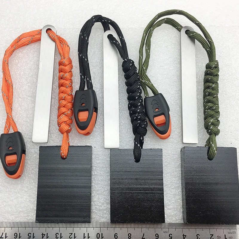 50x40x10MM Outdoor Magnesium Block Square Ignition Stone EDC Tool for Survival - Portable Magnesium Rod for Fire Starting
