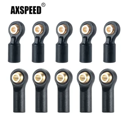 AXSPEED 10Pcs M1.6/M2 Plastic Pivot Link Rod End Balls Joint Head for Axial Tamiya RC Car Crawler Boat Airplane Helicopter Model