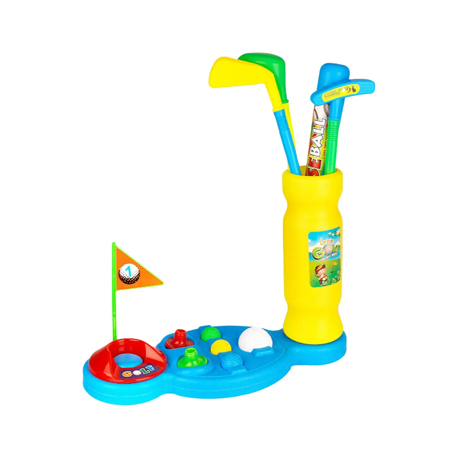 Kids Golf Clubs Set Early Educational Toy with Golf Clubs Mini Golf for Party Toy Kids Holiday Gifts Babies Kids 3 4 5 6