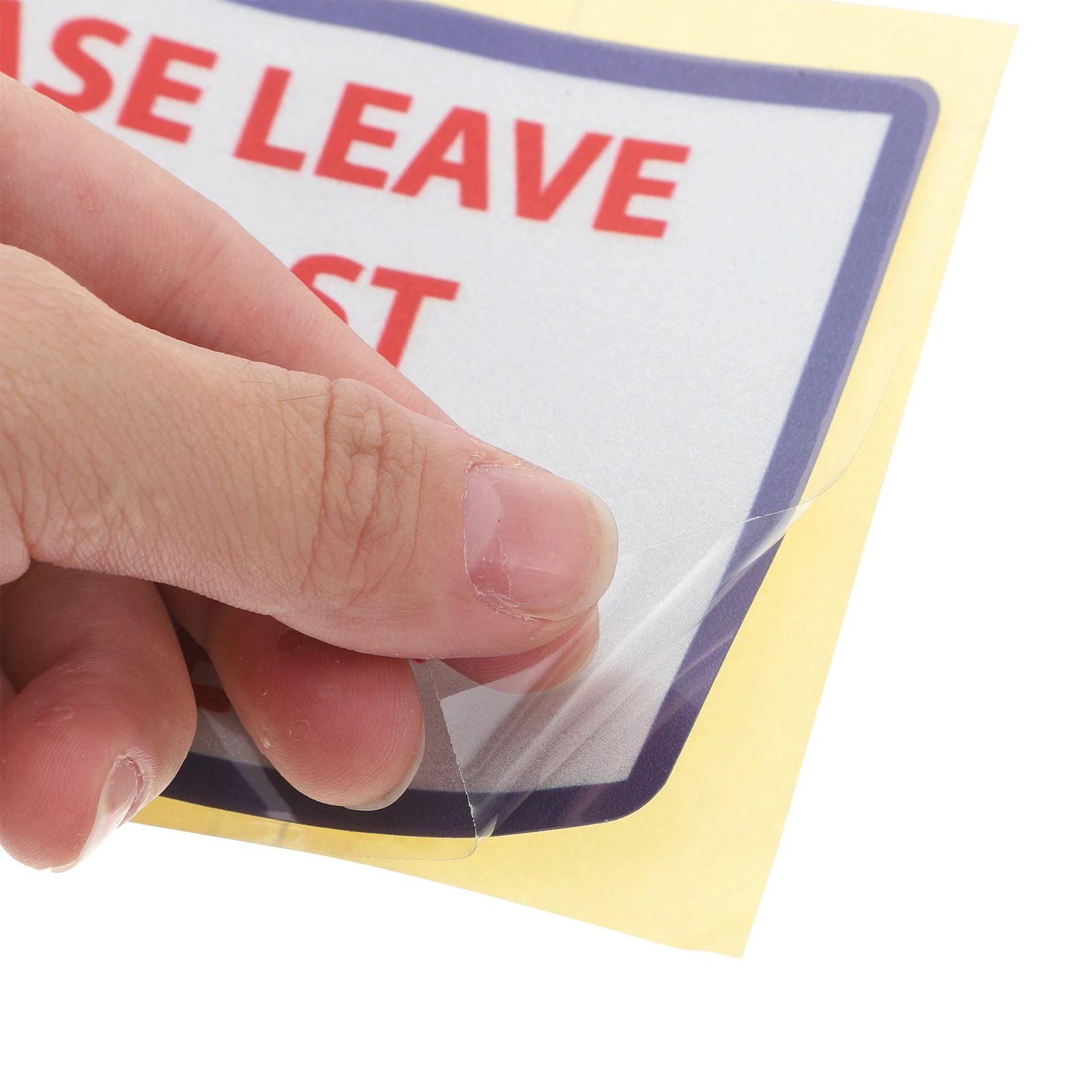 Warning Sticker Safety Reminder 8 Cm Pvc Decals Handicap Sign Disabled People Traffic Signs Waterproof Adhesive