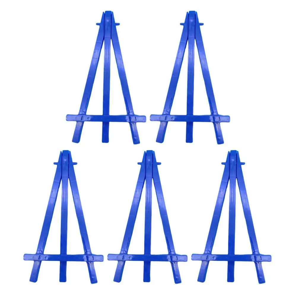 Mini Triangular Easel Set of 5 Plastic Sketching Easels for Kids Art Display Holder Stand Artist Easels