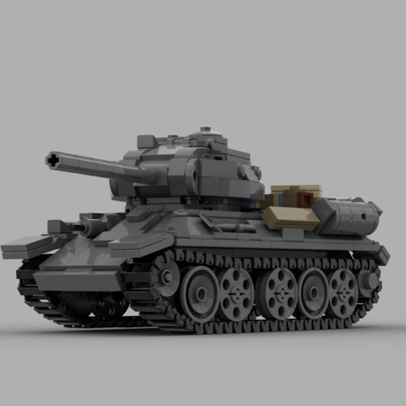 

539pcs MOC T34/85 Soviet medium tank Building Blocks Christmas Gift Educational asy-to-Start Beginner Friendly Kit