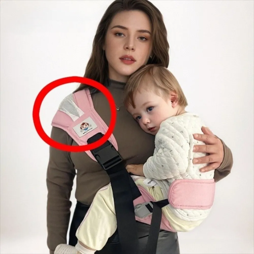 

Сумка-кенгуру для новорожденных с защитой талии, детские рюкзаки из хлопковой сетки