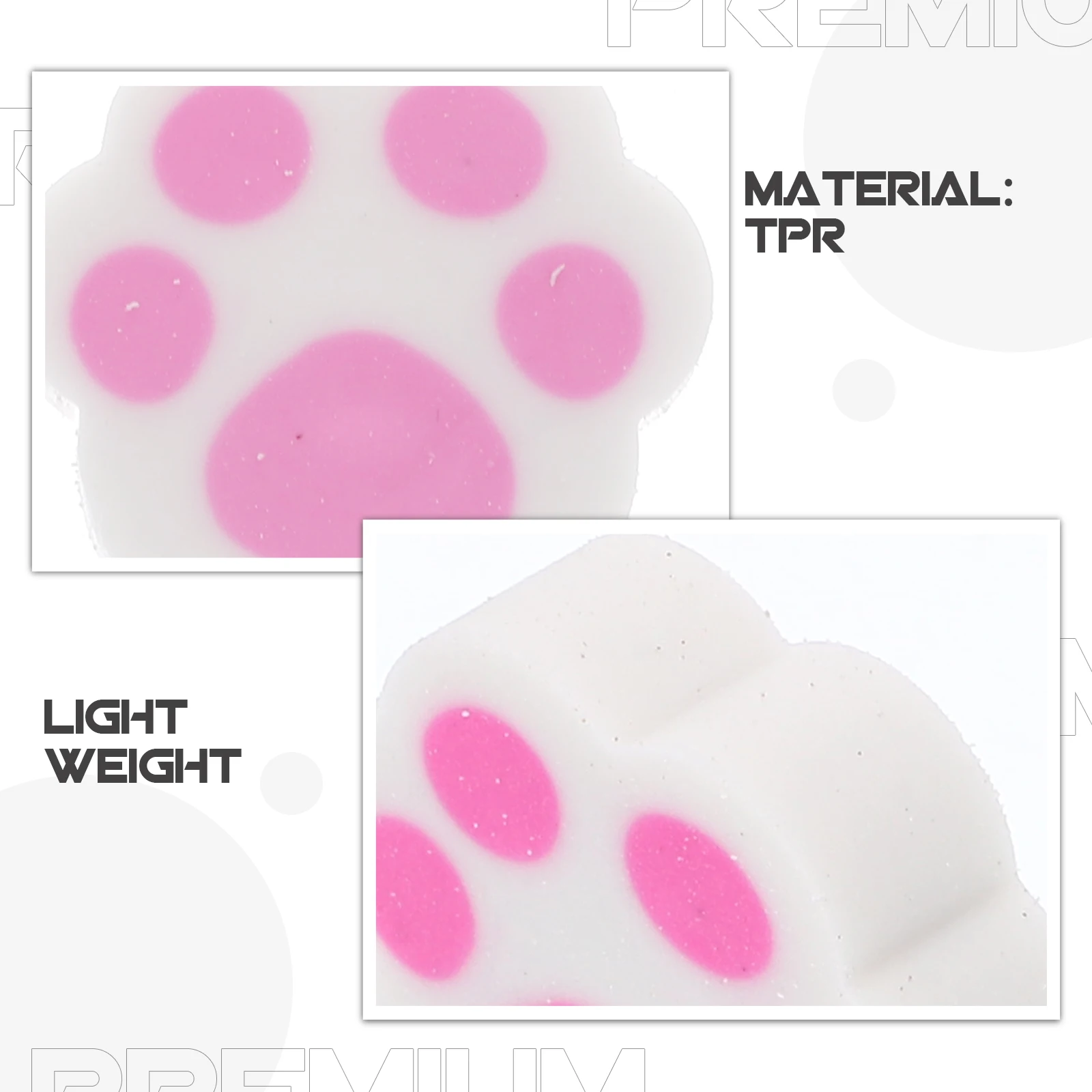 

30 Pcs Paw Eraser Cute Animal Shaped Stationery Bulk Kids Fun Mini White Erasers For Kids Erasers School Office