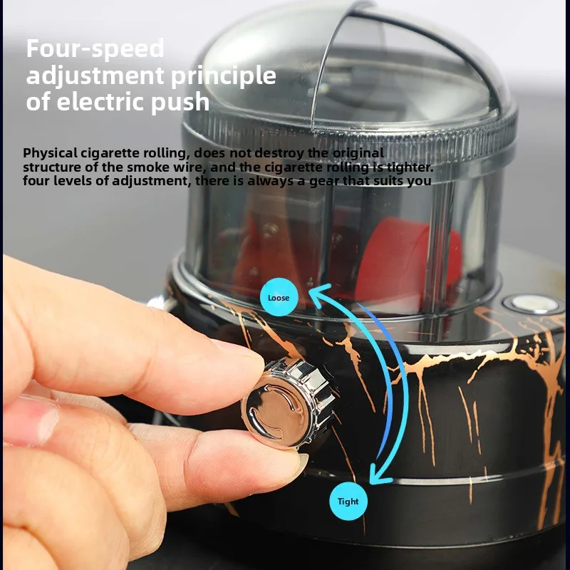 HOT 8.0/6.5mm Electric Automatic DIY Smoking Accessories Cigarette Rolling Machine Smoking Tool Tobacco Roller Injector Maker