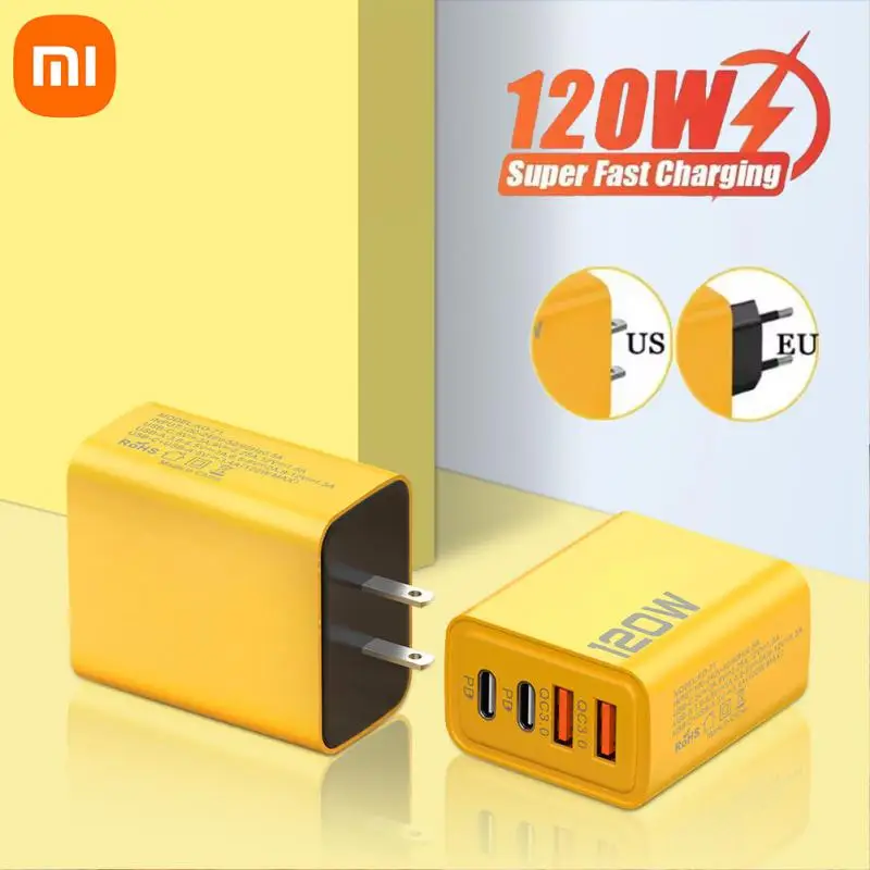 Xiaomi 120W Super Fast Turbo Hyper Charger Power Supply Adapter Usb Type-C For Mi 12 11 Ultra Pro 10T F4 13T Poco Redmi Phones