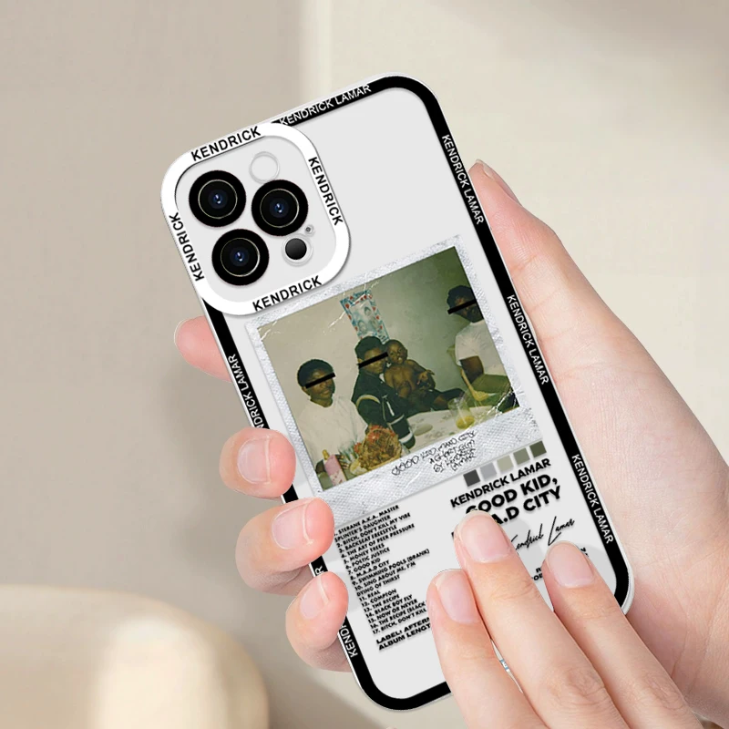 Kendrick Lamar Minimalist Poster Phone Case for Samsung Galaxy S25 S24 S23 S22 Plus S21 S20 FE Note 20 Ultra Covers Clear Fundas
