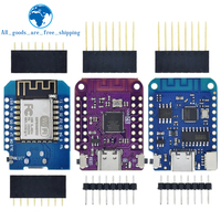 TZT WeMos D1 Mini Pro V3.0 NodeMcu 4MB/16MB bytes Lua WIFI Internet of Things Development board based ESP8266 CH340G Nodemcu V2