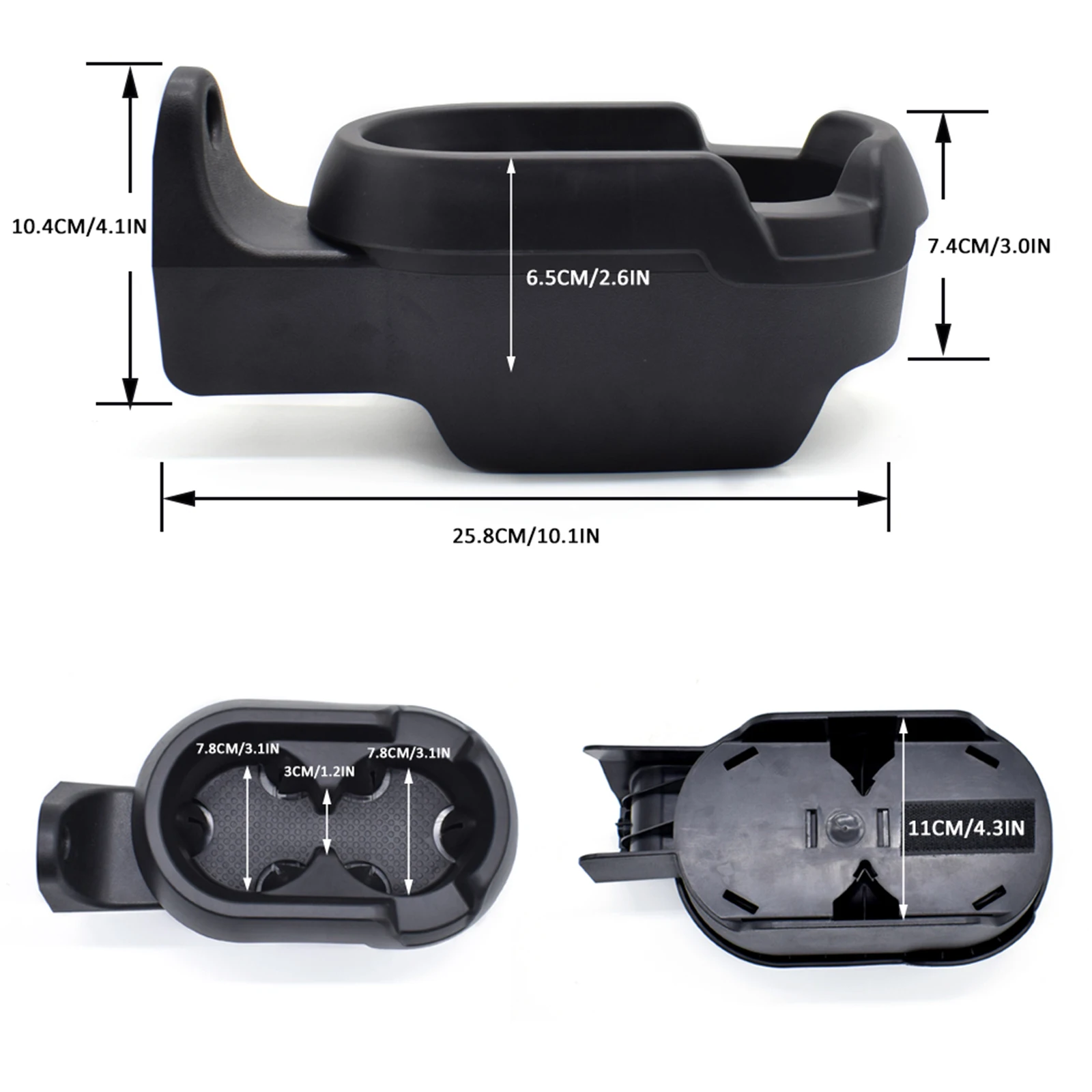 For Benz Smart Fortwo 450 451 1998 - 2005 2006 2007 - 2014 Center Console Drink key Cup Coffee Holder Container Car Accessories