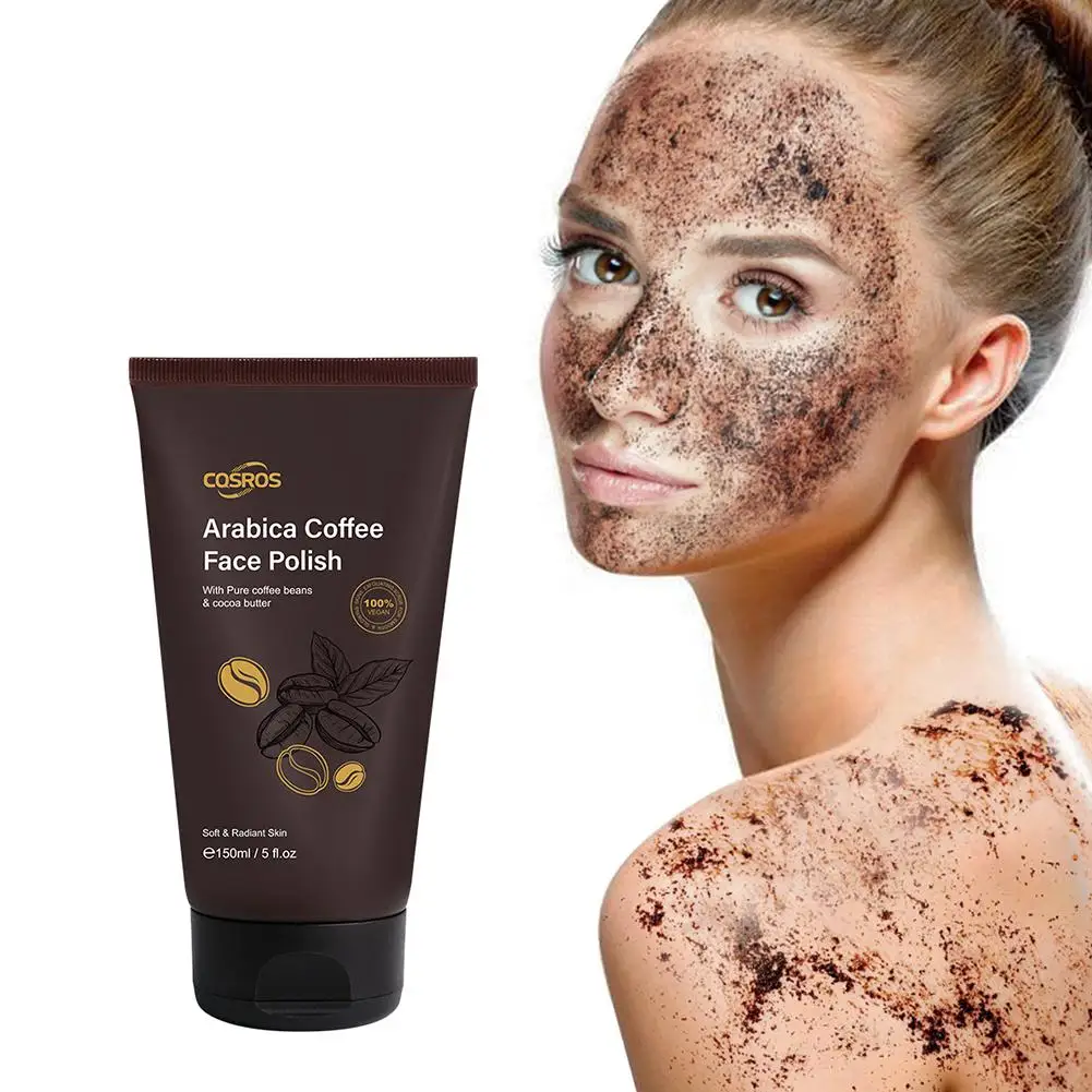 Coffee Body Scrub Cream Exfoliators Cream Facial Dead For Whitening Moisturizing&Smooth Skin Care R2F1