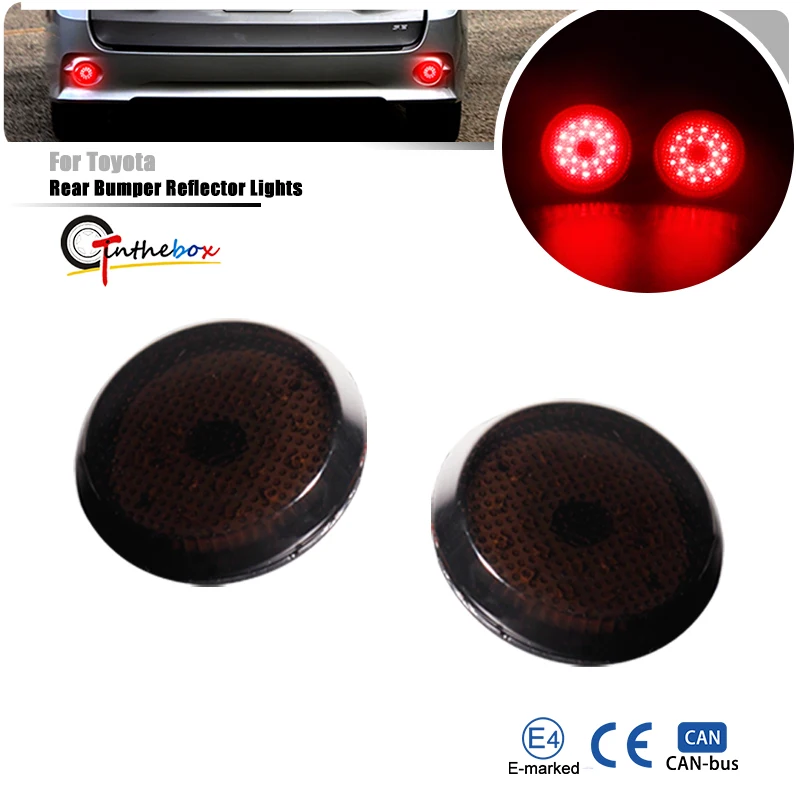 Rear Bumper Reflector Tail/Brake Lights LED Taillamp for Nissan Qashqai Pathfinder Juke for Toyota Scion IQ XB Sienna SE Corolla