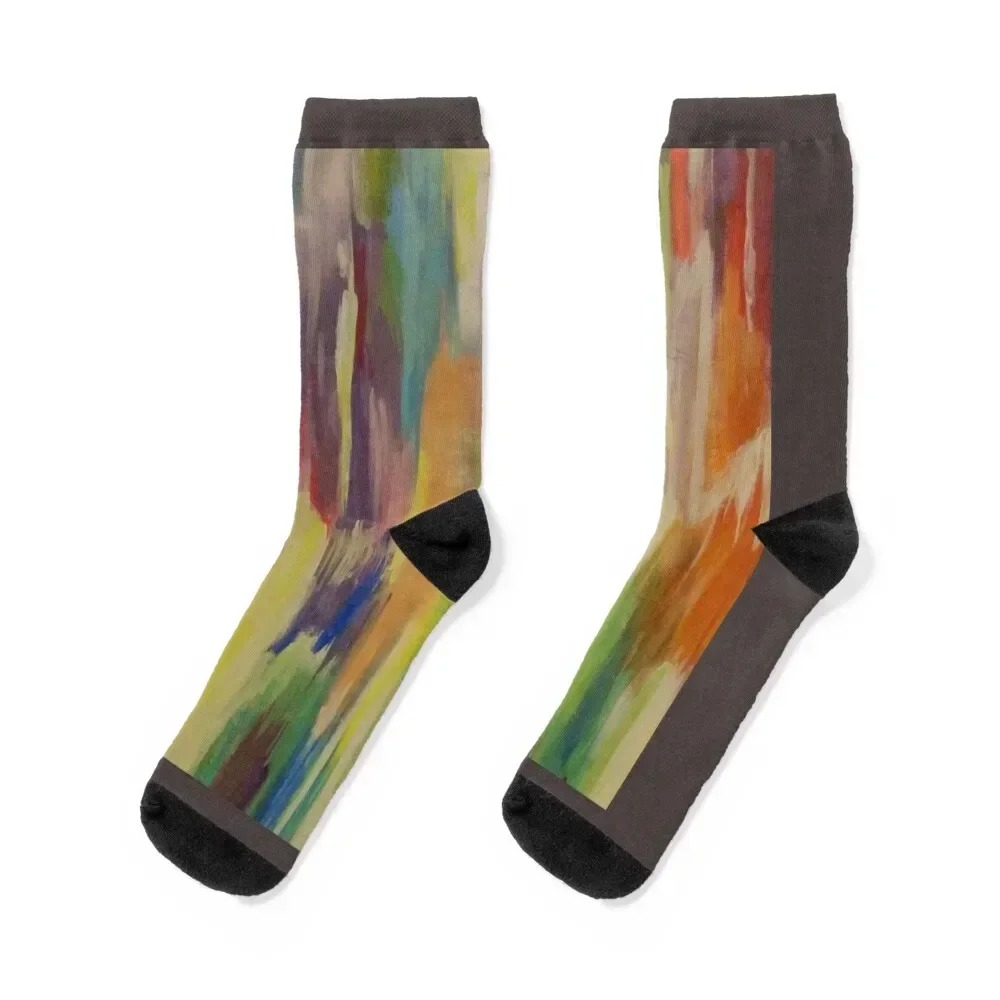 brushstrokes Socks men cotton high quality Novelties Men Socks Luxury Brand Women's