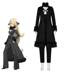 Halloween Cynthia Cosplay Costume Diamond Version Or Pearl Version Shirona Uniform Sets Game and Anime Exhibition Coser Dressing