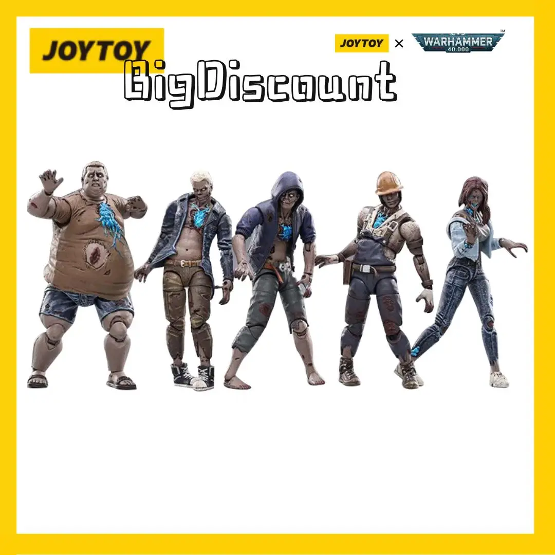 [IN STOCK] JOYTOY 1/18 Action Figure (5PCS/SET) Life After Infected Person Zombie Anime Collection Military Model Free Shipping