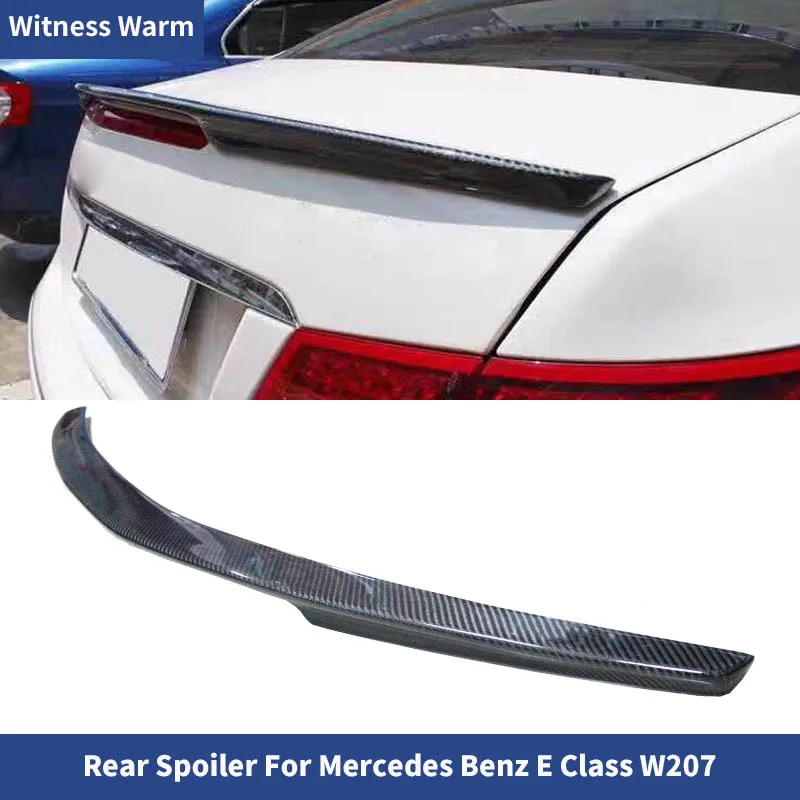 Real Carbon Fiber/frp Rear Trunk Lip Spoiler for Mercedes-benz 2010-2016 E-class E350 E550 W207 C207 2-door Rear Wing