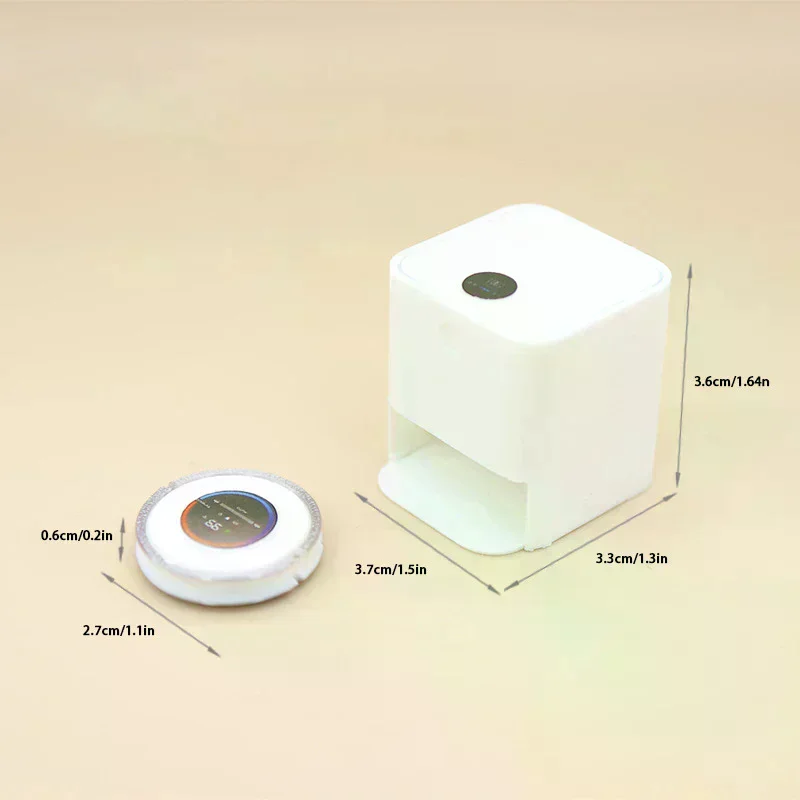 1/12 Dollhouse Simulation Mini Robotic Vacuum Cleaner Model Dollhouse Furniture Decoration Doll House Mirco Scene Accessories