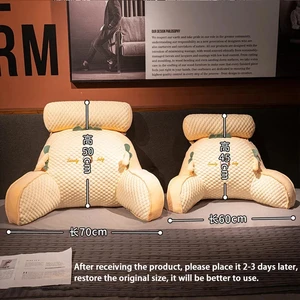 Dreieckses Lesen, weiches Kopfteil, große Rückenlehne, Taillenkissen, Schlafzimmer, Bett, Büro, Sofa, Kissen 12 Hauptverkaufskissen - №12