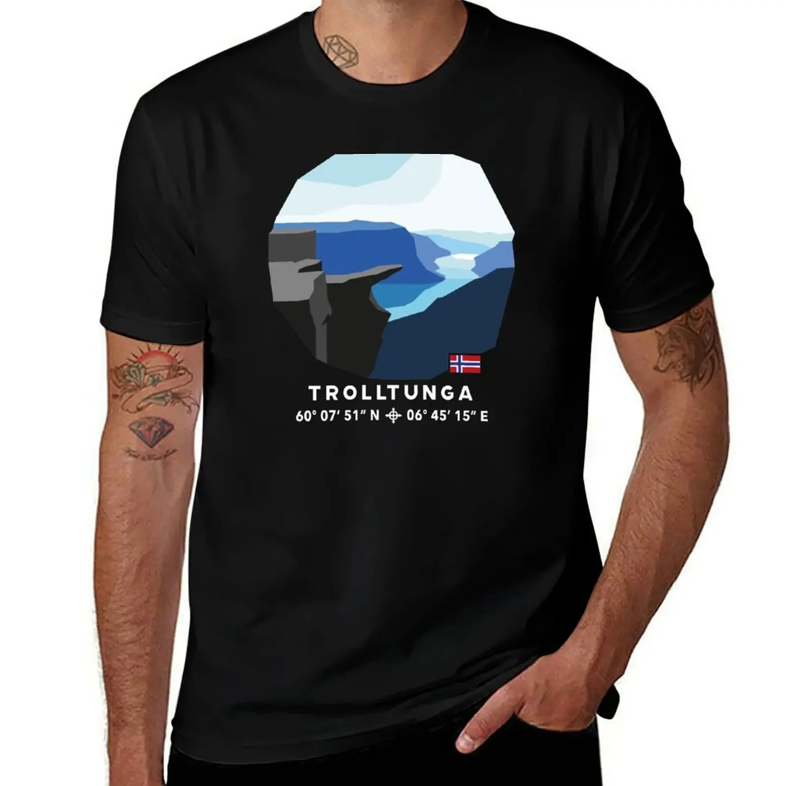 Trolltunga Ullensvang Ringedalsvatnet Norge Norway T-Shirt vintage t shirts animal prinfor boys mens funny t shirts