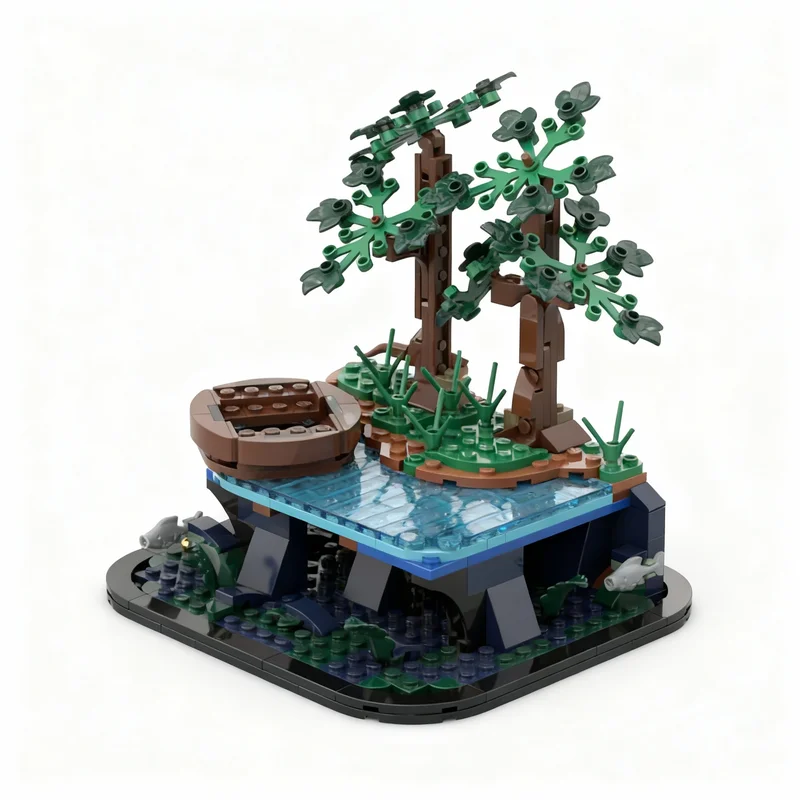 366pcs MOC Smeagol Deagol Upgrade 1 Hobbit Lord Rings The Model Building Blocks Construction Toys Christmas Gifts Brick Kids view 4