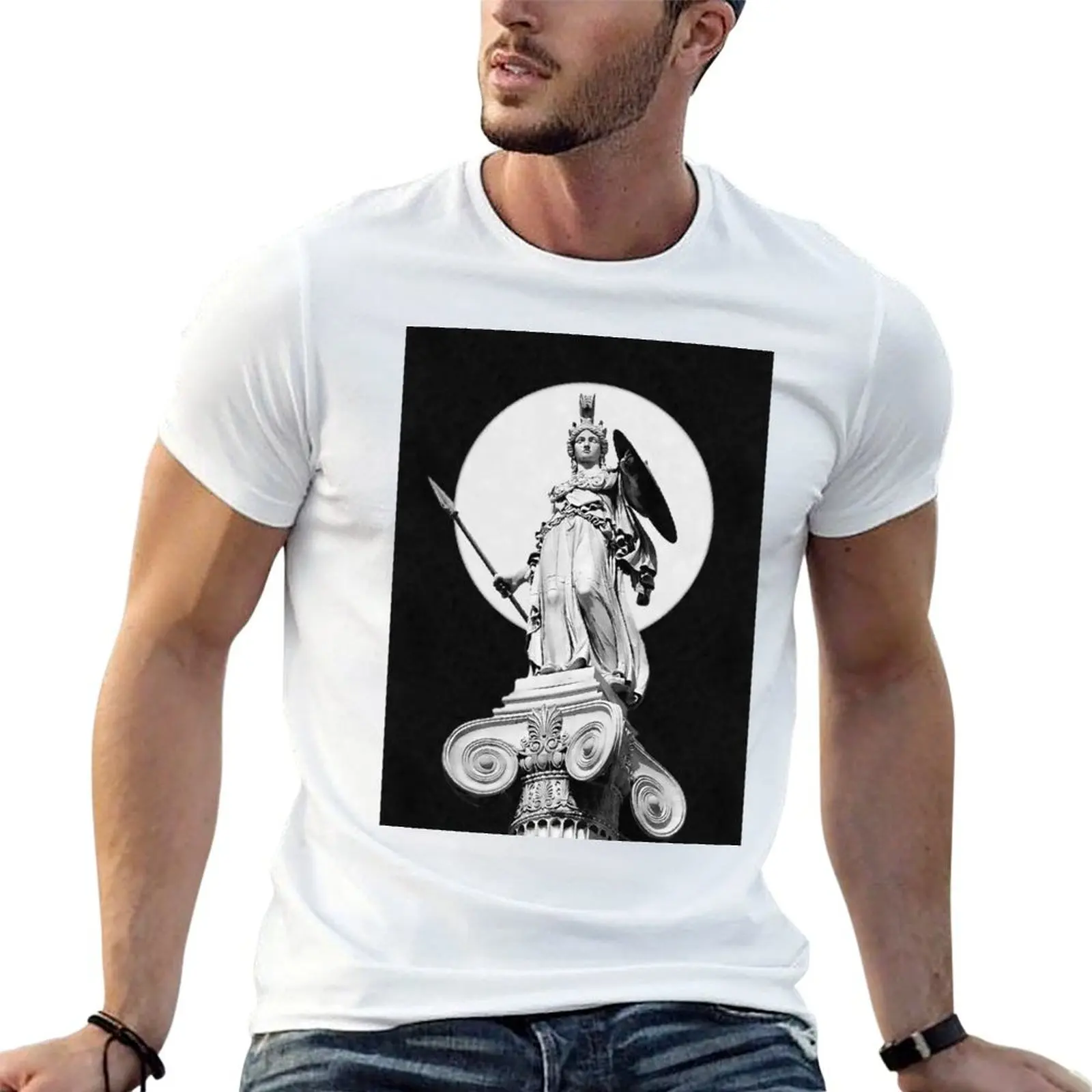 Goddess Athena T-Shirt Athletic Fit Sports Short Sleeve Top