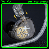 KZ Merga Earphones Bass Earbuds In Ear Monitor Headphones Sport Noise Cancelling HIFI Headset