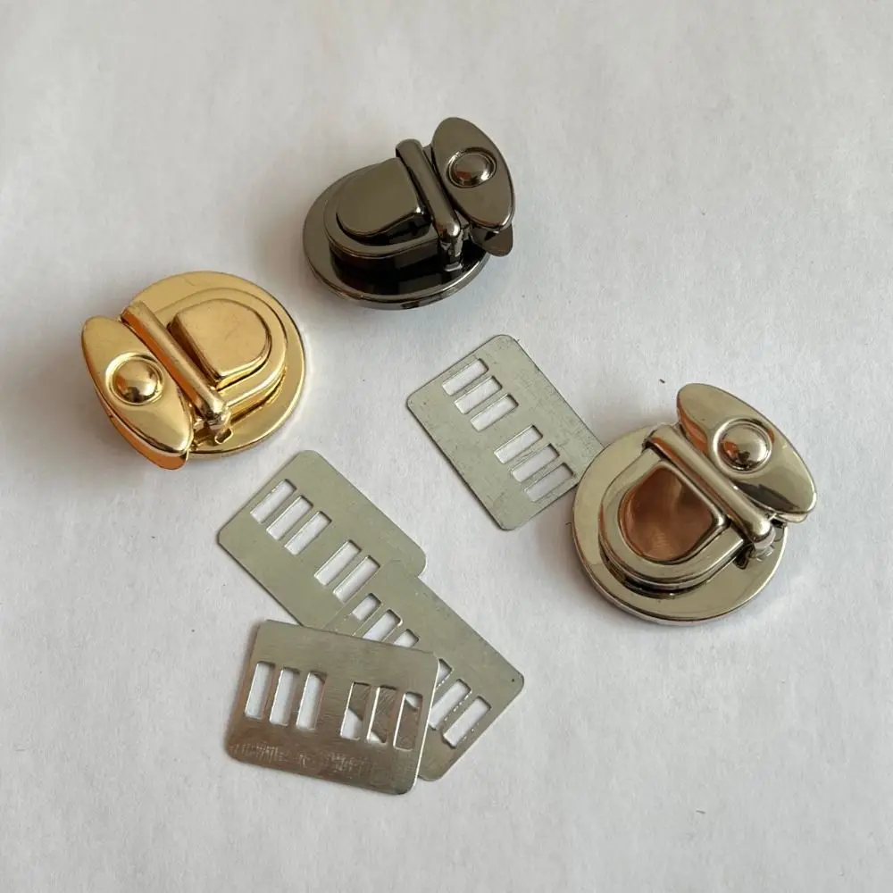 1/5Pcs Metal Locks Bag Clasp DIY Catch Buckles for Handbags Purse Totes Closures Snap Clasps Craft Hardware Case Bag Accessories