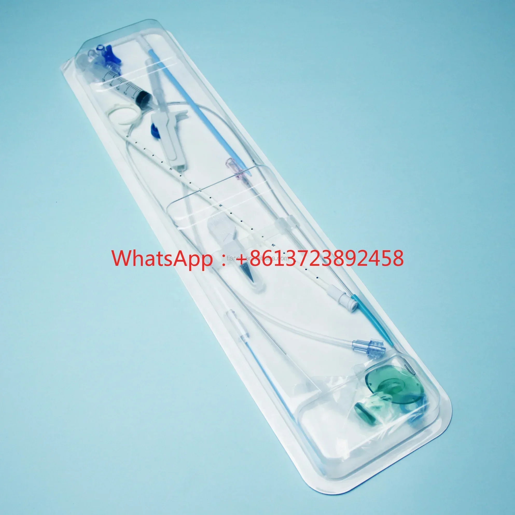 Tianck medical disposable nephrostomy tube pigtail catheter pigtail drainage catheter kit