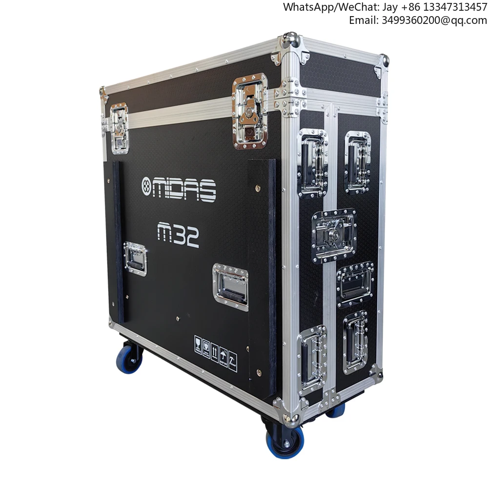 

Индивидуальный кейс для полета цифрового микшера M32 Live, обычная версия с колесами, музыкальное оборудование для сцены Pa System, кейс для полета