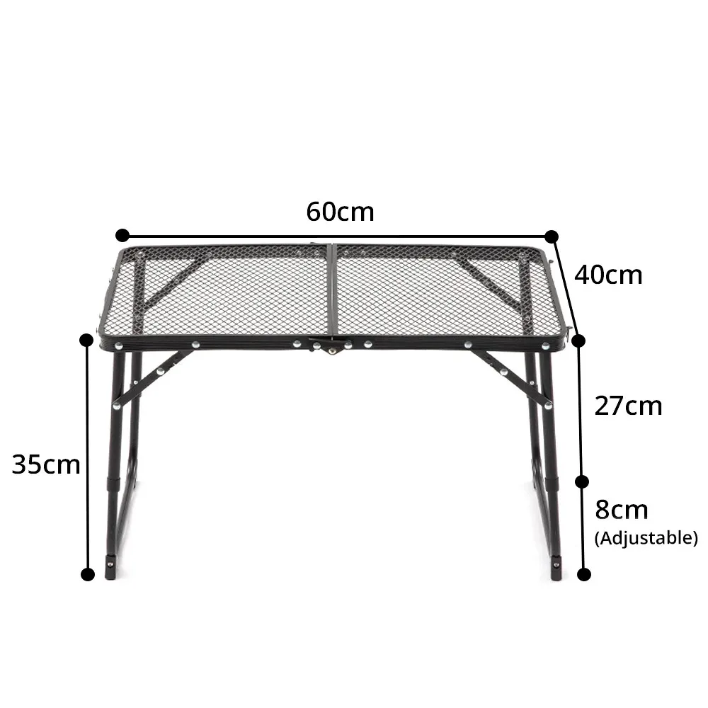 Outdoor Furniture Portable Camping Table Iron Folding Tables Ultralight Garden Picnic Desk