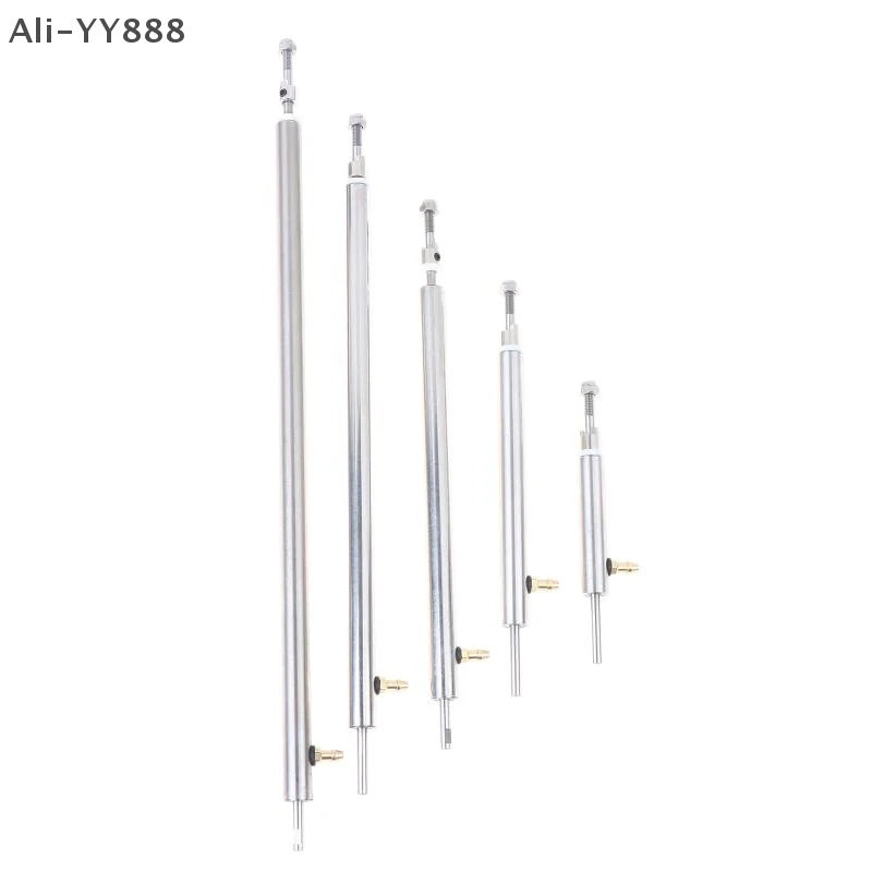 L10/15/20/25/30 سنتيمتر طول مواسير الصلب غير القابل للصدأ مع فوهة الشحوم 4 مللي متر قارب رمح ل RC قارب سباق كهربائي #3