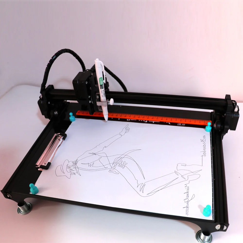 

Electronic writing robot copying machine line drawing CNC plotter writing machine project