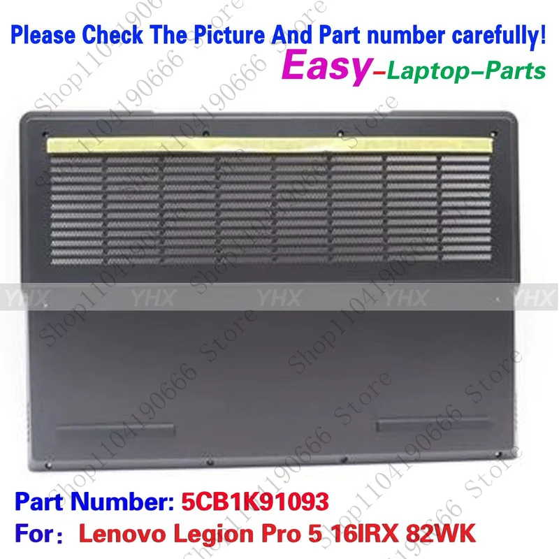 

Новинка BD для Lenovo Legion Pro 5 16IRX 82WK, нижняя крышка, нижняя задняя крышка 5CB1K91093.