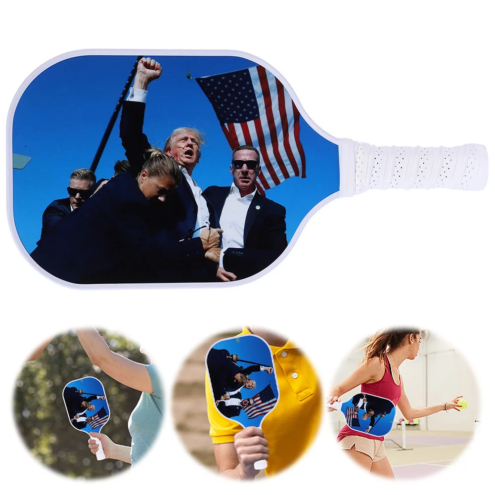 Donald Trump Pickleball Paddle Fiberglass Trump Shot Assassination Attempt Pickleball Paddle Lekki prezent dla mężczyzn i kobiet