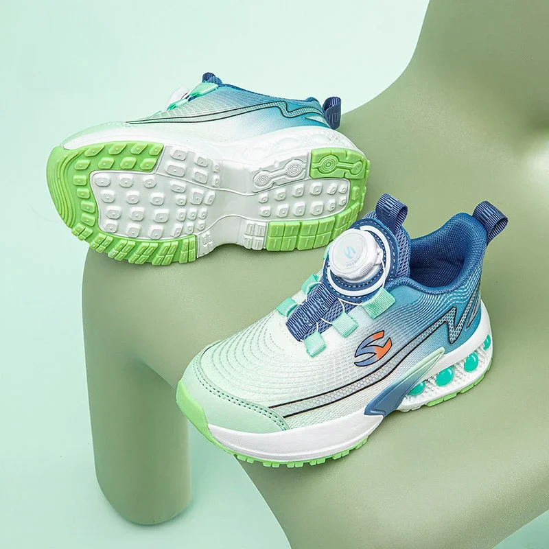 

Spring New Boys' Sports Shoes Breathable Lightweight Students Casual Sneakers Soft Bottom Anti Slip Children's Running Shoes