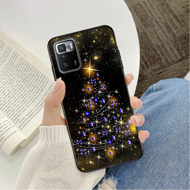 Phone Case For Xiaomi Redmi note 13 12S 12 Pro 11S 11 10 Pro 10S 12S Redmi 10 10C 9C 13C Christmas Tree New Year Case