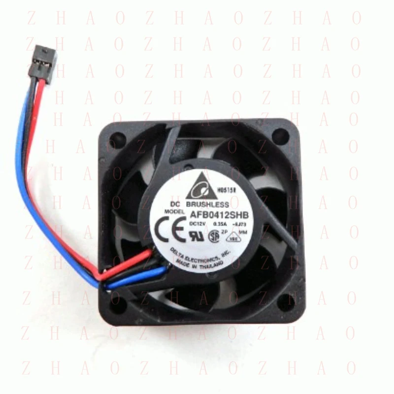 L+ FOR  Delta Electronics AFB0412SHB DC12V 0.35A 40x40x15mm 4-Pin DC Brushless Fan