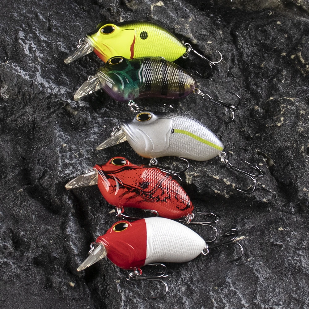 AYWFISH عرض خاص 7 سنتيمتر 14 جرام الزيز كرانكبيت المتذبذب الحشرات الصيد السحر الضفدع العائمة باس الطعم الثابت الاصطناعي (محدود)