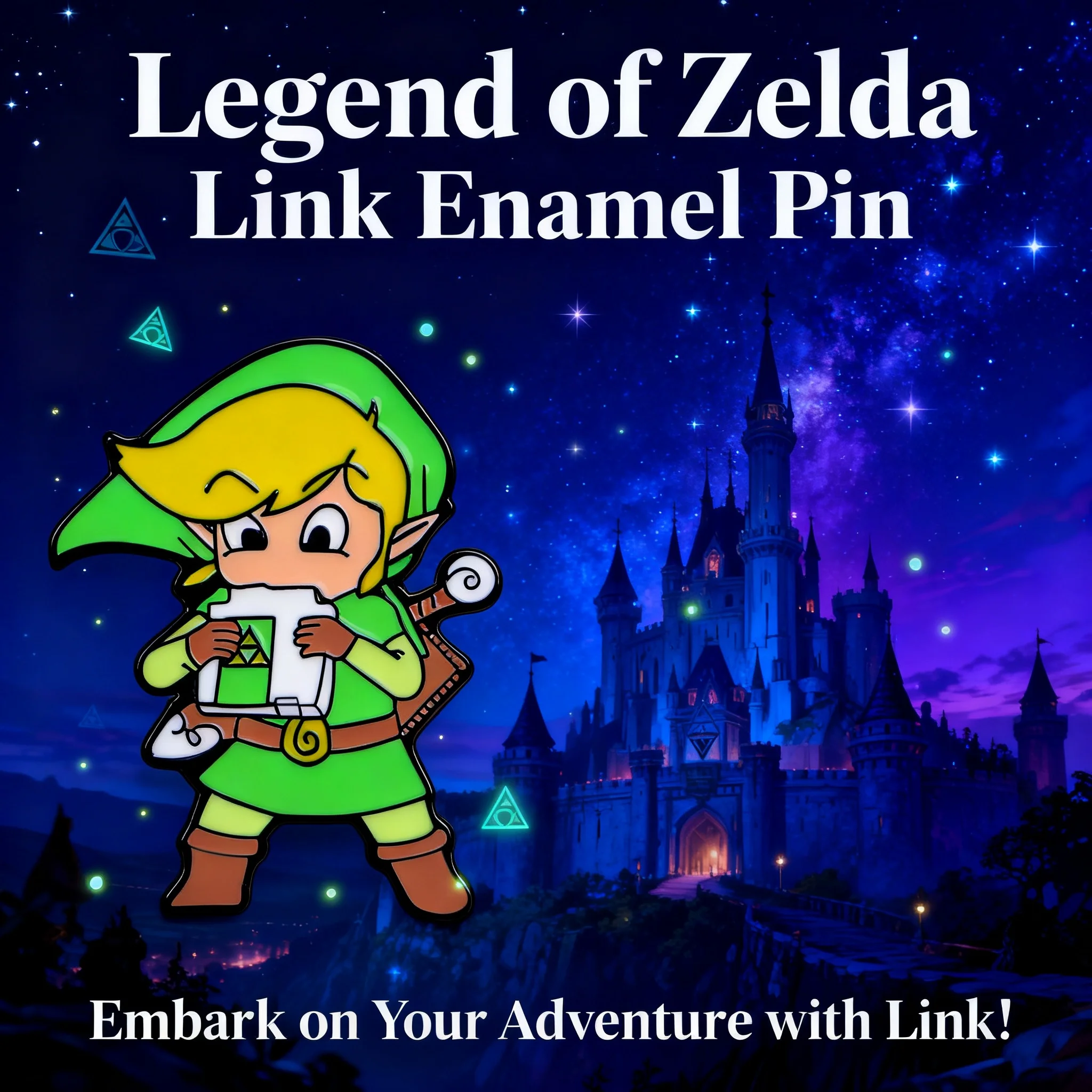 Game Character Enamel Pins Cartoon Jewelry Cosplay Accessories Link Badges Backpack Lapel Pins Brooches Party Gifts Toy for