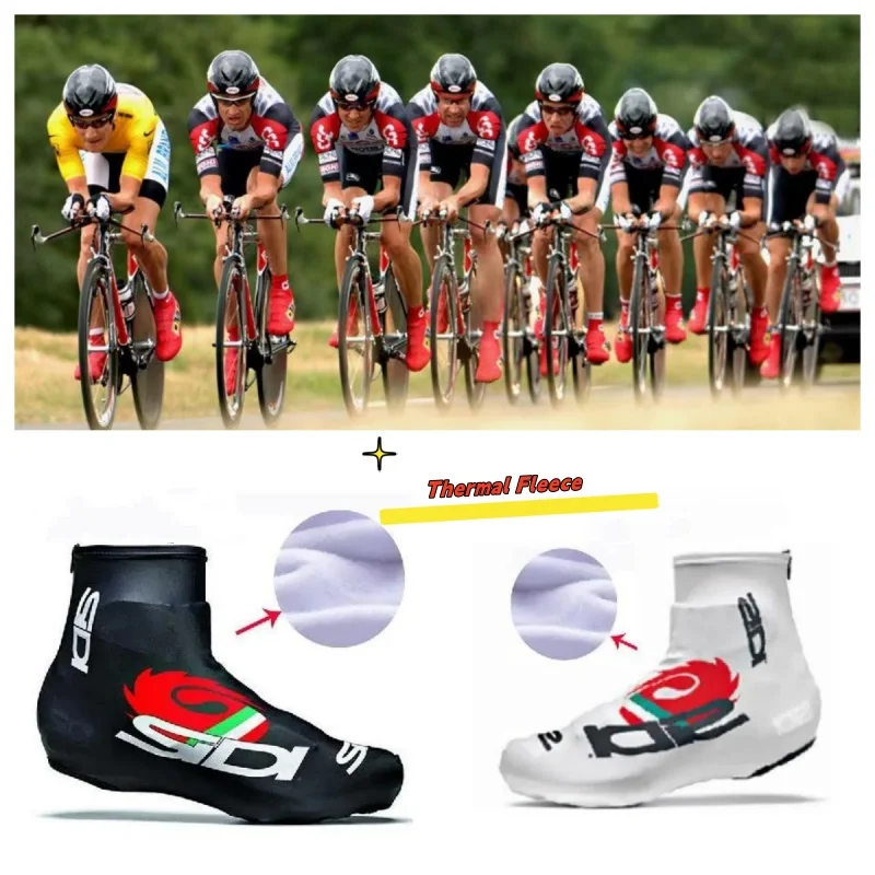 

New Cycling Shoe Covers Fleece Thermal Dustproof Man Woman Overshoes Road Bicycle Bike MTB Winter Cycling Shoe Cover