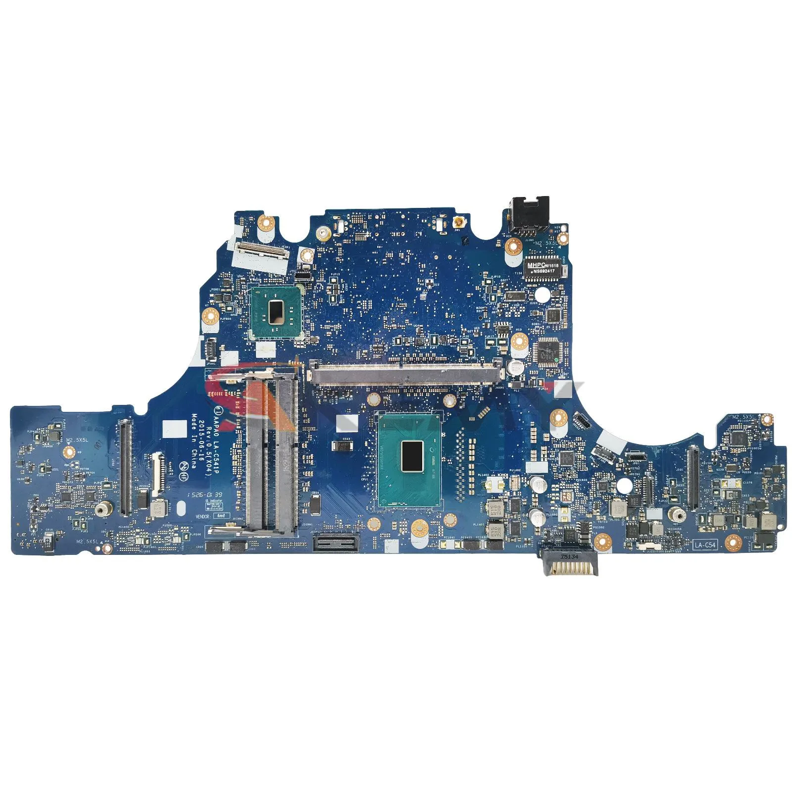 Shenzhen For DELL Precision 7510 LA-C541P w/ E3-1505/E3-1535/E3-1575 I5 I7 6th Gen CPU Mainboard Laptop motherboard DDR4 100% 