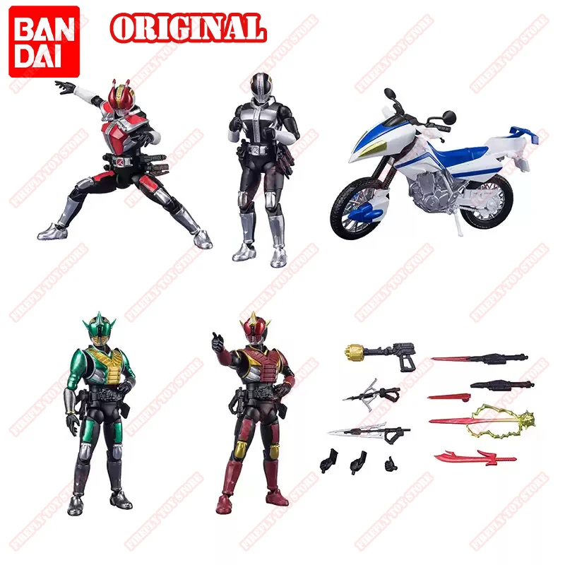 

BANDAI Original Kamen Rider Animation Peripheral Toys Den-O ShodoX 13 Boxed Gacha Anime Action Model Figures Collection